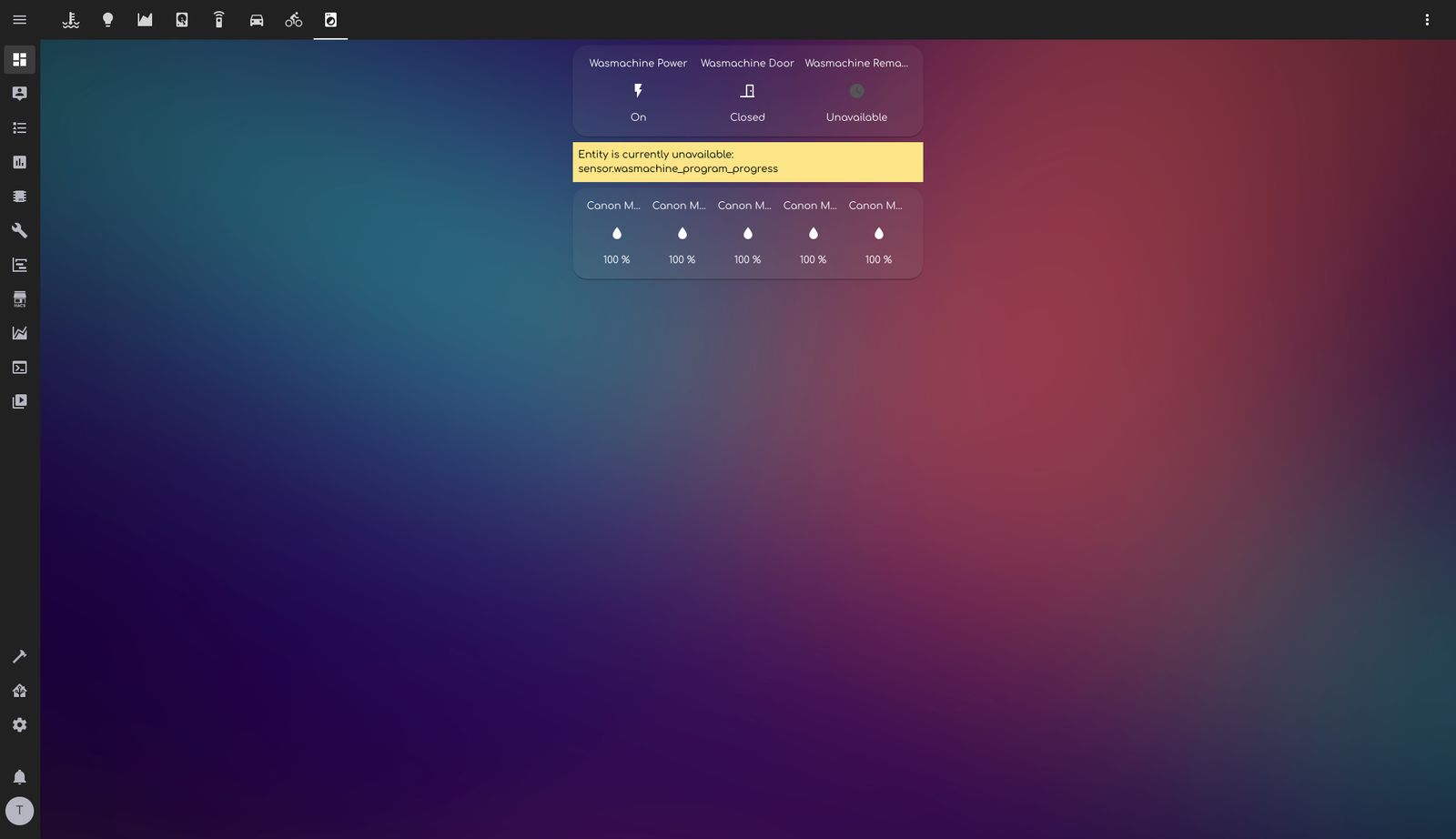 Washing machine &amp;amp; printer